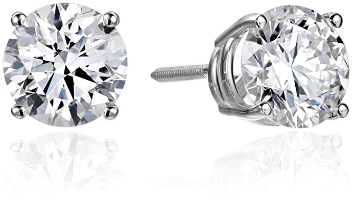 IGI Certified 14k Gold Lab Created Diamond Stud Earrings (1/4-4 cttw, I-J Color, SI1-SI2 Clarity)